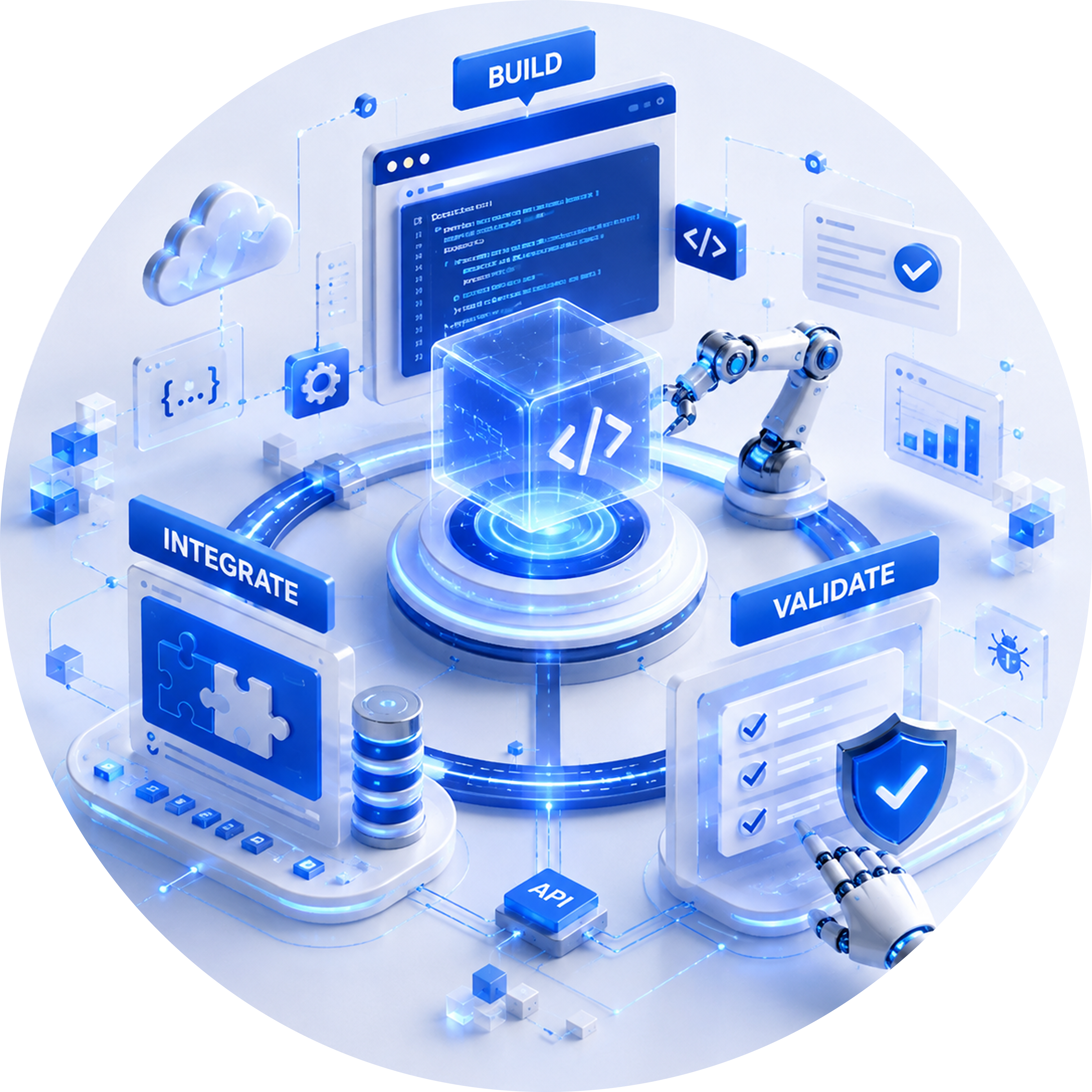 Build, Integrate & Validate