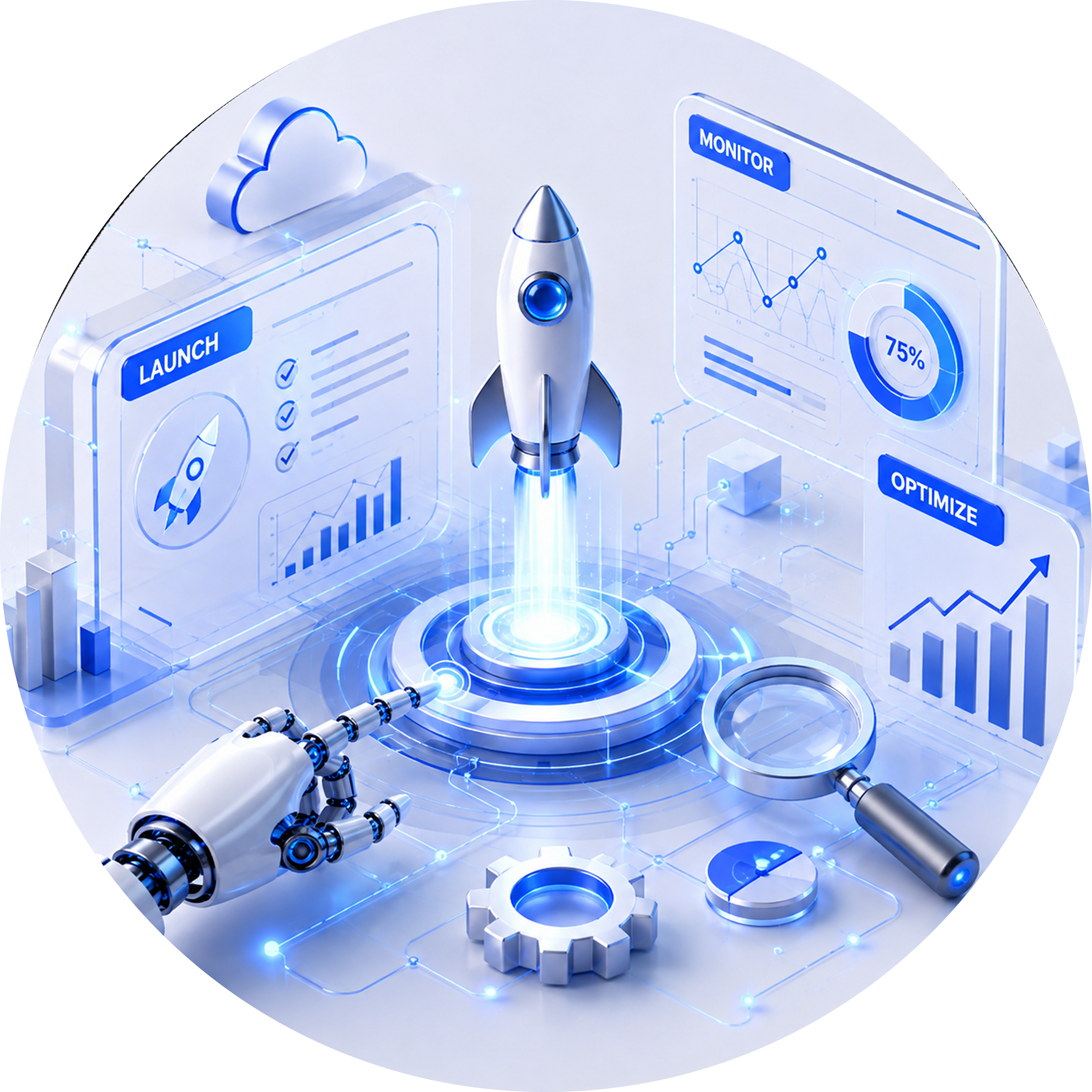 Launch, Monitor & Optimize
